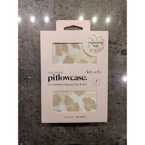 Kitsch Satin Pillowcase Standard Size 1 Pc - Leopard‎ Print
